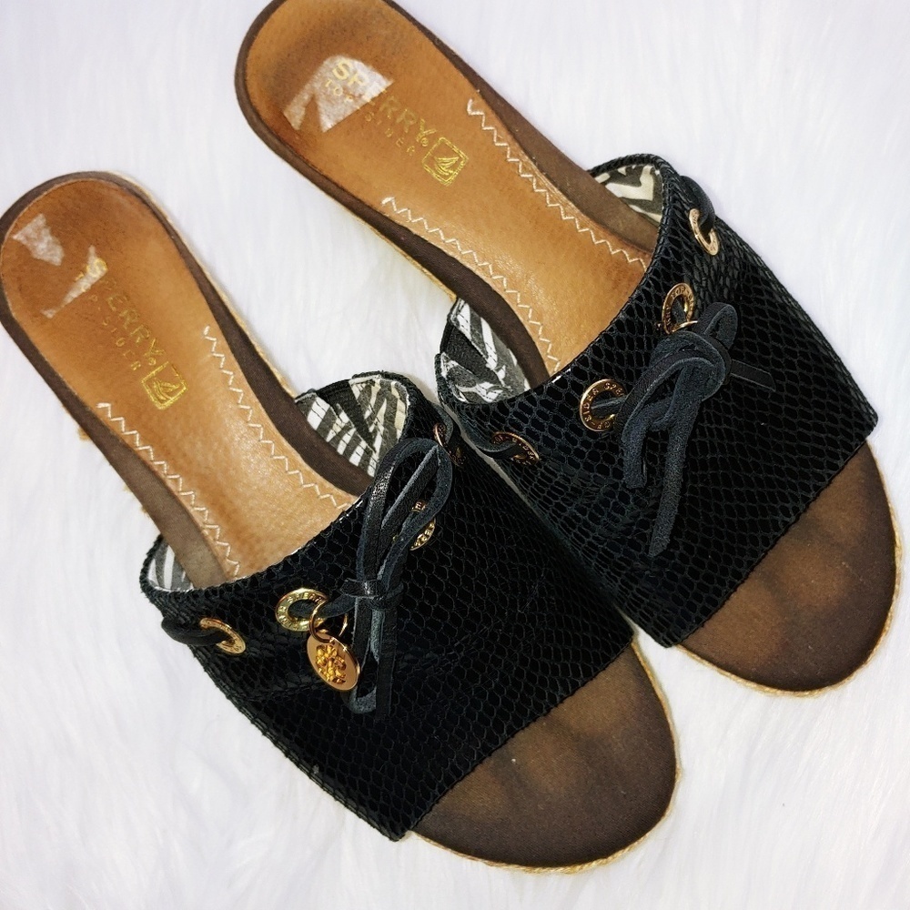 Sperry Topsider Wedge Platforms 6M